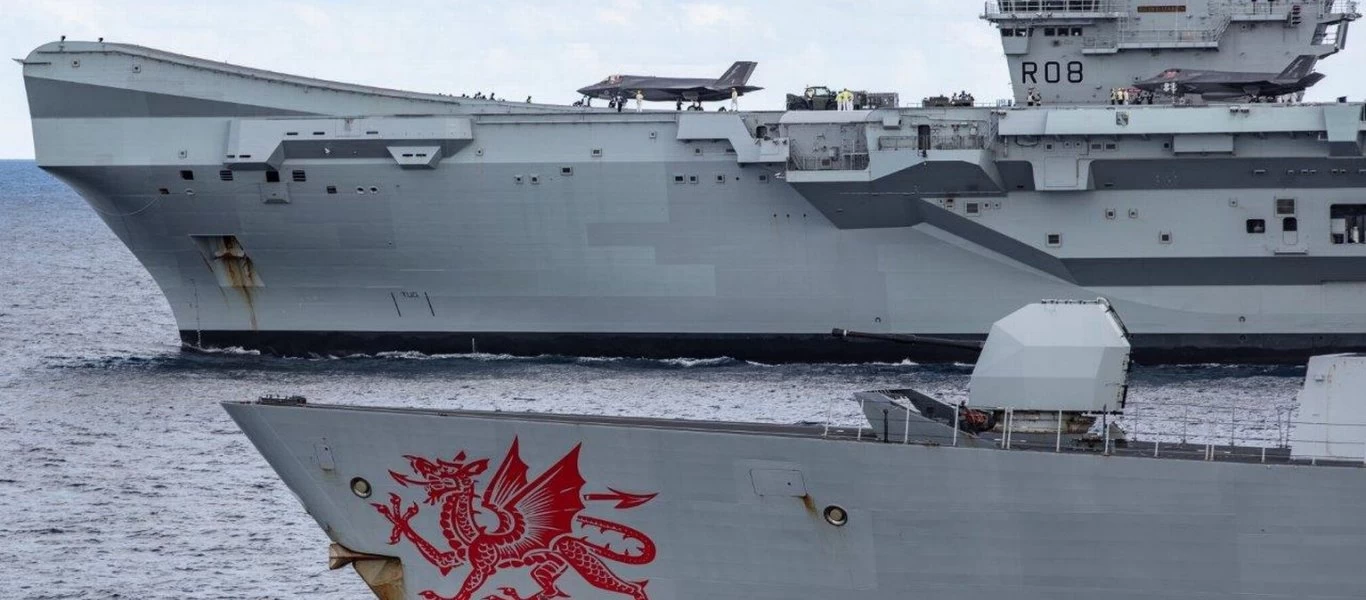 Την σκυτάλη των Αμερικανών παίρνουν οι Βρετανοί - Στέλνουν πολεμικά στην Μαύρη Θάλασσα με υποστήριξη από αεροπλανοφόρο